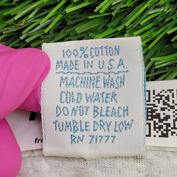 Vintage 90s Paris Crop-Top Shirt Womens 2XL 25x22 USA - Picture 7 of 12